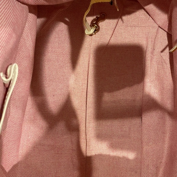 *SOLD* Dooney and Bourke Coated Canvas Duffle Shoulder Bag in Pink - Picture 4 of 5